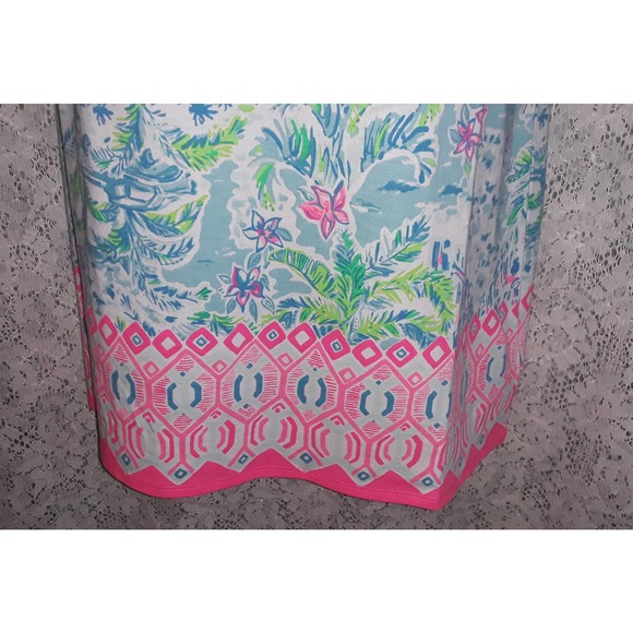 NWT Sz S Lilly Pulitzer ADRIANNA Bold Tropical Print Shift Dress - Picture 7 of 10